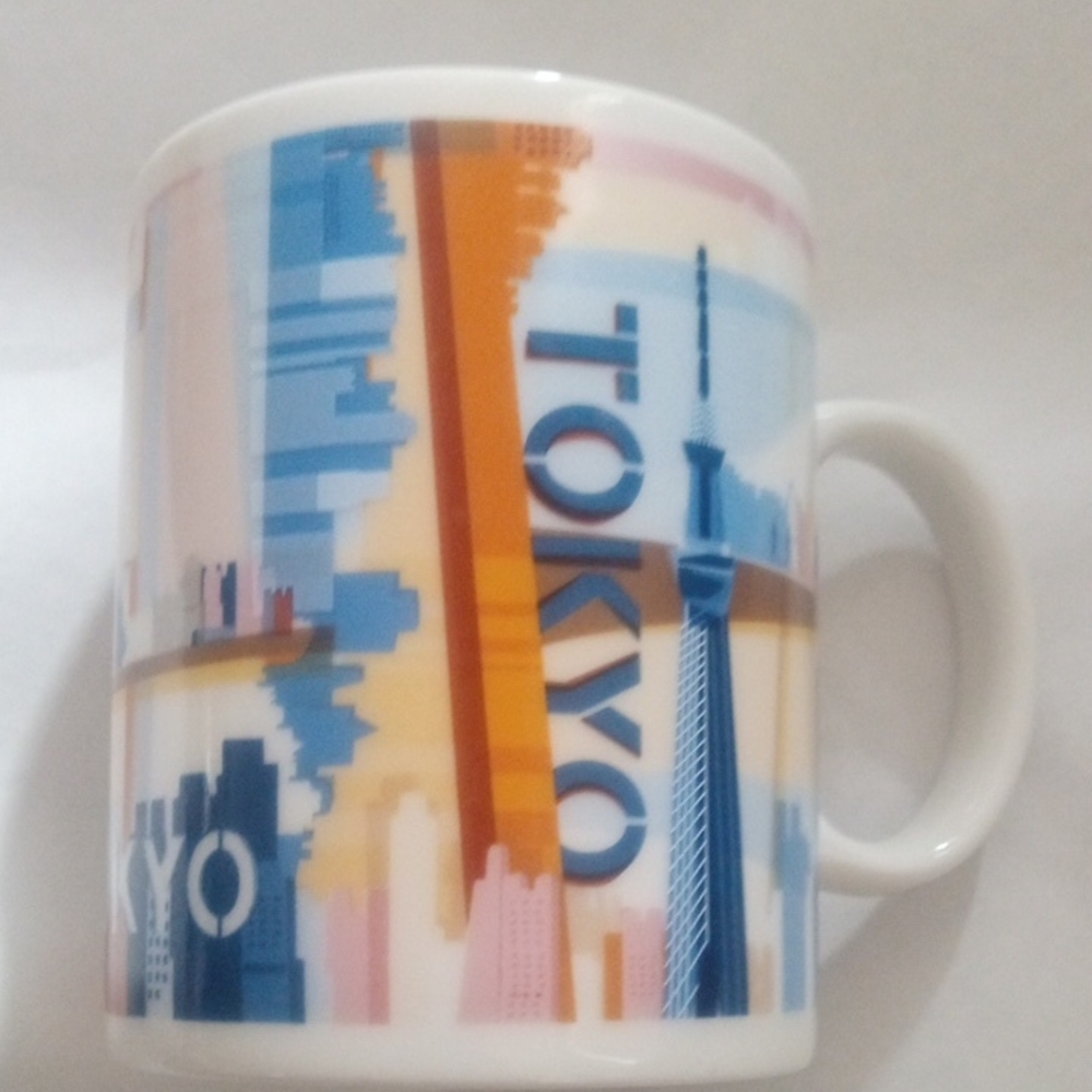 Starbucks Tokyo Mug - Blue and Orange Skyline